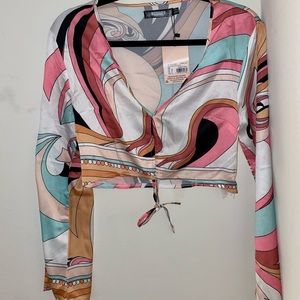Missguided Funky Long-sleeve Crop